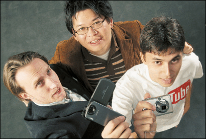 Jawed Karim, Chad Hurley şi Steve Chen
