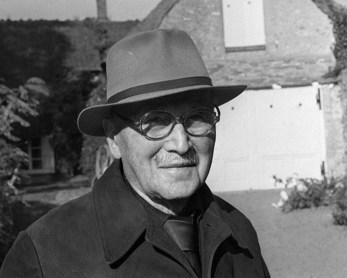 Jean Monnet when he retired from political life, 1975