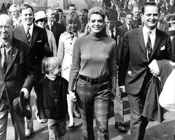 Melina Mercouri & Olof Palme, Stockholm, the 1st of May 1968