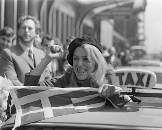 Melina Mercouri in Amsterdam, May 1968