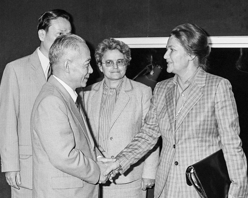 Visit of Chen Pixian, Secretary of the Communist Party of China, to the European Parliament in Strasbourg, 1983